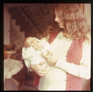 Nina Keller and infant