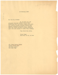 Letter from Ellen Irene Diggs to Anson Phelps Stokes