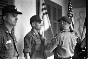 Lt. Colonel Irving Wendt and Colonel Jok(?) F. Freund.