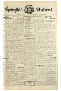 The Springfield Student (vol. 25, no. 8) October 3, 1934