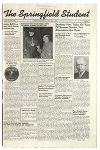 The Springfield Student (vol. 32, no. 19) January 21, 1942