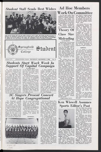The Springfield Student (vol. 56, no. 11) Dec. 05, 1968