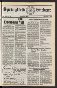 The Springfield Student (vol. 105, no. 17) Feb. 21, 1991