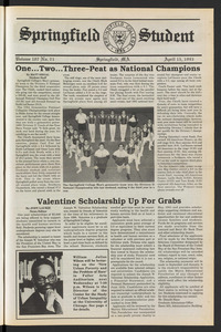 The Springfield Student (vol. 107, no. 22) Apr. 15, 1993