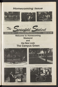 The Springfield Student (vol. 113, no. 4) Oct. 16, 1998
