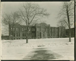Administration Building in Winter