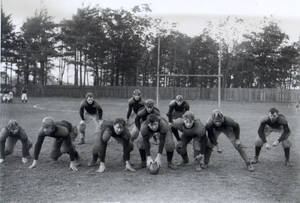 Football Team in Formation (c. 1904)