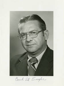 A portrait photograph of Edward Smyke