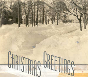 "Christmas Greetings," Springfield College Campus, ca. 1950-1960