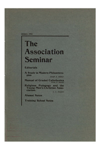 The Association Seminar (vol. 14 no. 4), January, 1906