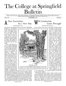 The Bulletin (vol. 7, no. 2), November 1933