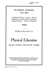 Summer School Catalog, 1920