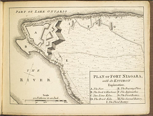 Plan of Fort Niagara, with its environ