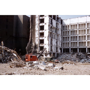 Boston Storage Warehouse under demolition