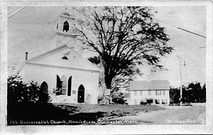 Universalist Church, Annisquam, Gloucester, Mass. on Cape Ann