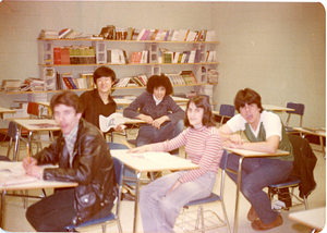 Students at Hudson High School (1980) (5)