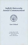 2000 Suffolk University commencement program, Law School