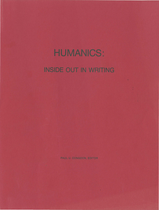 Humanics: Inside Out in Writing by Dr. Paul Congdon (1978) - Digital ...