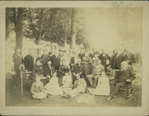 Group portrait, Roseland Park, Woodstock, Conn., July 4, 1888