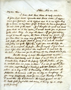 Letter from J. Peter Lesley to Benjamin Smith Lyman