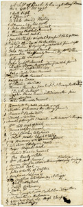 A list of books belonging to Mary Brown