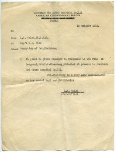 Letter from Lloyd E. Walsh to E. A. Fish