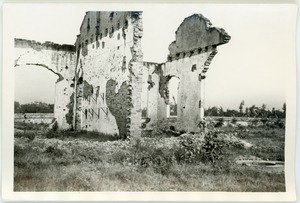 Ruins of bombed building, Thái Bình