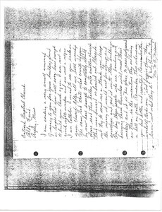Letter from Mrs. M.B. to Antioch Baptist Church (Ripley, Miss.)