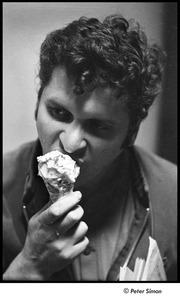 United States Student Press Association Congress: Paul Krassner eating an ice cream cone