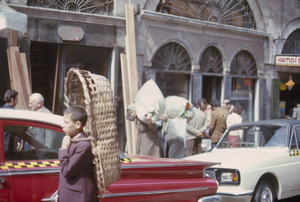 Women bringing goods to market