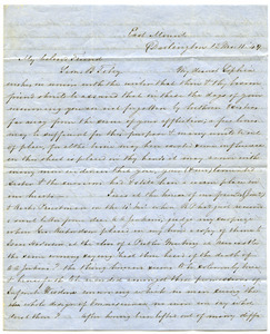 Letter from John Pease to Samuel Boyd Tobey