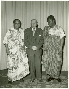 W. E. B. Du Bois with Ghanaian embassy officials in China