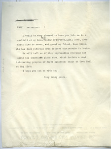 Circular letter from African Aid Committee to unidentified correspondent