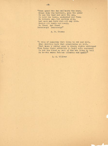 Verses by A. W. Thomas and L. S. Olliver