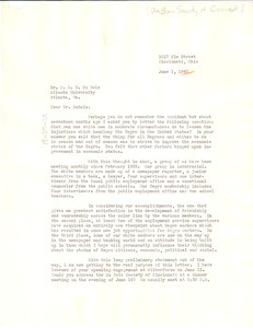 Letter from Fred A. Breyer to W. E. B. Du Bois