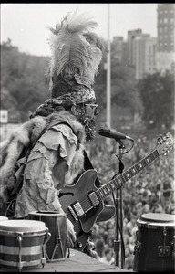 Dr. John at Summerthing's Sunset Series: Dr. John playing guitar