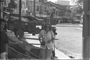 Clare Hollingworth, Daily Telegraph military correspondent; Saigon.