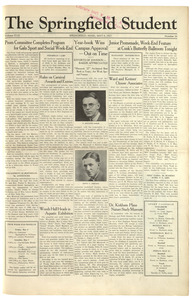 The Springfield Student (vol. 17, no. 26) May 6, 1927