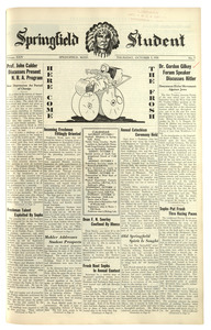 The Springfield Student (vol. 24, no. 07) October 5, 1933