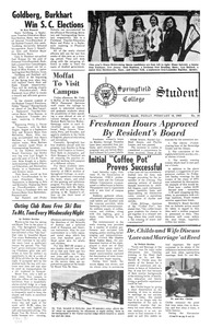 The Springfield Student (vol. 55, no. 16) February 16, 1968