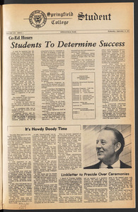 The Springfield Student (vol. 59, no. 1) Sept. 15, 1971