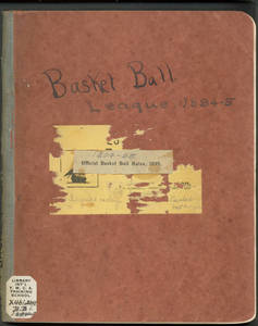 Official Scorebook for the Basketball League at Springfield College, 1894-1895