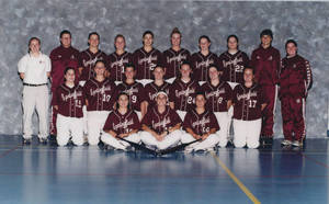 Springfield College Softball Team Photo, 2000