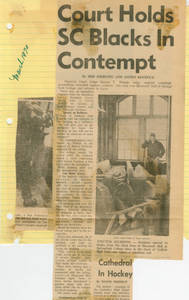 Court Hold SC Blacks in Contempt (March 1970)