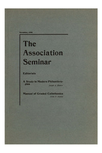 The Association Seminar (vol. 14 no. 2), November, 1905