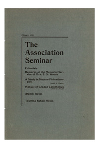 The Association Seminar (vol. 14 no. 5), February, 1906