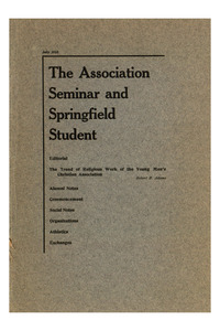 The Association Seminar (vol. 18 no. 10), July, 1910