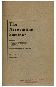 The Association Seminar (vol. 26 no. 5), February 1918