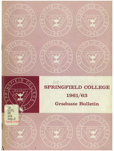 Springfield College Graduate Catalog, 1961-1963