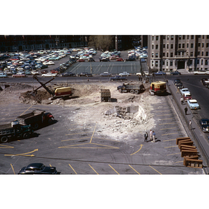 Construction of Speare Hall, April 1963